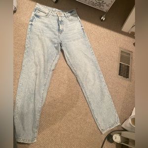 Light wash blue zara jeans